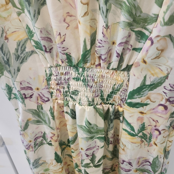 MELLODAY Pocked Puff Sleeved Midi Dress - Picture 9 of 9